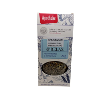 Apotheke jó éjszakát! teakeverék citromfűvel, valeriánával és levendulával, szálas 70 g reform élelmiszer