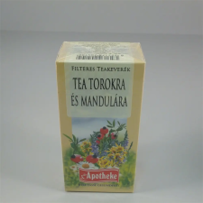 Apotheke tea torokra és mandulára 20x1,5g 30 g vitamin és táplálékkiegészítő
