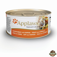 Applaws Cat Konzerv Csirke+Sütőtök 70g macskaeledel