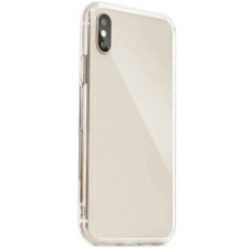 Apple Apple iPhone 11, Szilikon védőkeret, üveg hátlap, Glass Case, átlátszó tok és táska