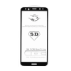Apple Apple iPhone 12 / 12 Pro, Kijelzővédő fólia, ütésálló fólia (az íves részre is!), Tempered Glass (edzett üveg), fekete