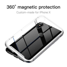 Apple Baseus iPhone X case Magnetite hardware Silver (WIAPIPHX-CS0S) (WIAPIPHX-CS0S) tok és táska