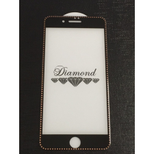 Apple Diamond iPhone 7 / 8 / SE 2020 (4,7&quot;) fekete-arany 3D előlapi üvegfólia mobiltelefon kellék