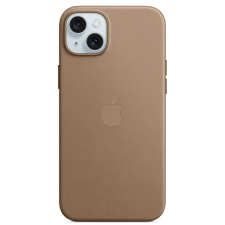 Apple FineWoven MagSafe rögzítésű szövettok iPhone 15 Plus vakondszürke mobiltelefon kellék