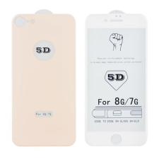 Apple Full glue iPhone 8 8G (4,7&quot;) rose gold hajlított 5D előlapi + hátlapi üvegfólia mobiltelefon kellék