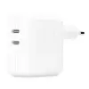 Apple hálózati töltő 2 Type-C aljzat (35W, PD gyorstöltő, MNWP3ZM/A utód) FEHÉR