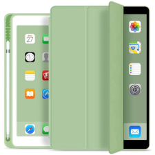  Apple iPad 10.2 (2019 / 2020 / 2021), mappa tok, Apple Pencil tartóval, Smart Case, világoszöld (110421) - Tablet tok tablet tok