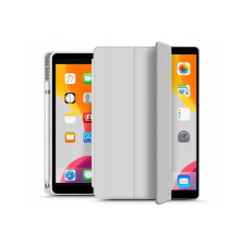  Apple iPad 10.2 (2019/2020/2021) tablet tok (Smart Case) on/off funkcióval,     Apple  Pencil tartóval - grey (ECO csomagolás) tablet tok