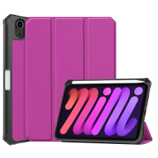  Apple iPad Mini (2021) (8.3), mappa tok, Apple Pencil tartóval, Smart Case, Wooze New Style Trifold Case, lila (110776) tablet tok