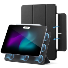 Apple iPAD Tablettok iPad Pro 11 2024 (5. Gen, 11 coll) - ESR REBOUND fekete smart case ceruza tartóval, mágneses rögzítéssel tablet kellék
