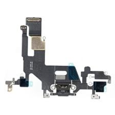 Apple iPhone 11, Átvezető szalagkábel (Flex), Töltőcsatlakozó, fekete mobiltelefon, tablet alkatrész