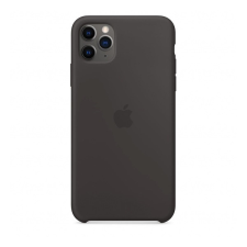 Apple iPhone 11 Pro Max gyári szilikon tok, fekete, MX002ZM/A tok és táska