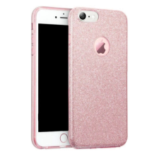 Apple iPhone 11 Pro Max, Szilikon tok, Shining (Csillámos), rózsaszín tok és táska