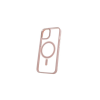 Apple iPhone 11, Szilikon tok, Satin Clear Mag, rózsaszín
