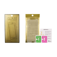 Apple iPhone 12 Mini, Kijelzővédő fólia (ütésálló) Glass-Gold mobiltelefon kellék