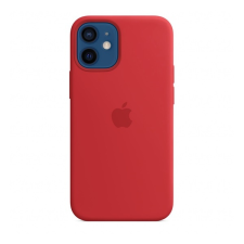 Apple iPhone 12 mini MagSafe-rögzítésű szilikon tok, piros (PRODUCT)RED tok és táska