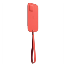 Apple iPhone 12 Pro Max MagSafe-rögzítésű bebújtatós bőr tok, pink citrus tok és táska