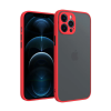 Apple iPhone 12 Pro Max műanyag tok, piros, fekete