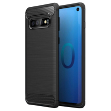 Apple iPhone 12 Pro Max, Szilikon tok, Carbon, fekete tok és táska