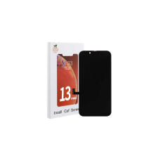 Apple iPhone 13 Mini, LCD kijelző érintőplexivel (RJ  COF  FHD1080p INCELL), fekete mobiltelefon, tablet alkatrész