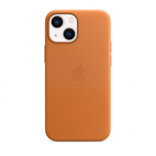 Apple iPhone 13 mini MagSafe-rögzítésű bőr tok, aranybarna tok és táska