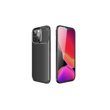 Apple iPhone 13 Pro, Szilikon tok, Full Carbon, fekete tok és táska