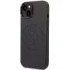  Apple iPhone 14 Plus, Műanyag hátlap védőtok + szilikon keret, bőrhatású hátlap, Karl Lagerfeld logo