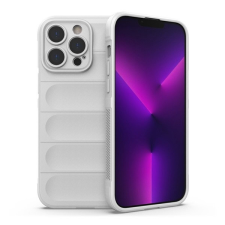  Apple iPhone 14 Pro, Szilikon tok, közepesen ütésálló, 3D minta, fehér tok és táska