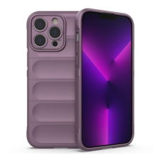  Apple iPhone 14 Pro, Szilikon tok, közepesen ütésálló, 3D minta, lila tok és táska