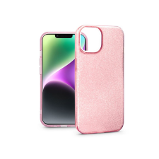  Apple iPhone 14 szilikon hátlap - Glitter - rózsaszín tok és táska