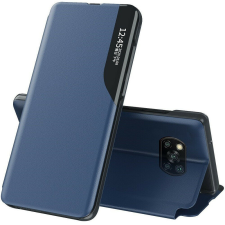 Apple iPhone 15, Oldalra nyíló tok, stand, Wooze FashionBook, kék tok és táska