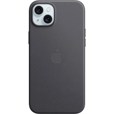 Apple iPhone 15 Plus FineWoven-szövet fekete MagSafe tok tok és táska
