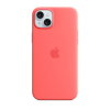 Apple iPhone 15 Plus MagSafe szilikon tok, guava