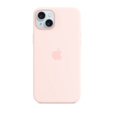 Apple iPhone 15 Plus MagSafe szilikontok, világos rózsaszín tok és táska