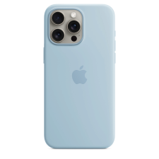 Apple iPhone 15 Pro Max MagSafe-rögzítésű szilikontok - Világoskék (MWNR3ZM/A) tok és táska