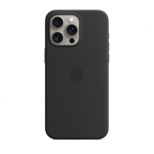 Apple iPhone 15 Pro Max MagSafe szilikon tok, fekete tok és táska