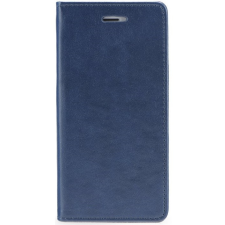 Apple iPhone 15 Pro, Oldalra nyíló tok, stand, Magnet Book, sötétkék tok és táska