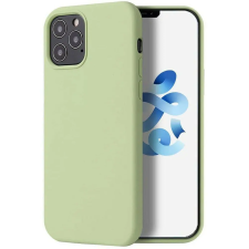 Apple iPhone 15 Pro, Szilikon tok, Wooze Liquid Silica Gel, világoszöld tok és táska