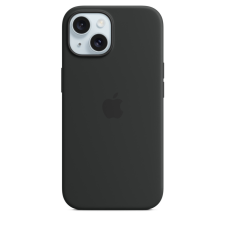 Apple iPhone 15 Silicone Case with MagSafe - Black tok és táska