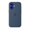 Apple iPhone 16 MagSafe gyári szilikon tok, denim