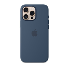 Apple iPhone 16 Pro Max MagSafe gyári szilikon tok, denim tok és táska