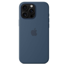 Apple iPhone 16 Pro Max Szilikon Tok - Denim Kék tok és táska