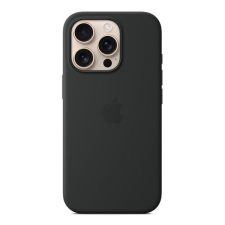  Apple iPhone 16 Pro Max, Szilikon tok, Magsafe kompatibilis, fekete, gyári tok és táska