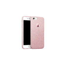 Apple iPhone 16 Pro, Szilikon tok, Shining (Csillámos), rózsaszín tok és táska