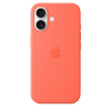 Apple iPhone 16 Silicone Case with MagSafe Tangerine (Seasonal) MDGN4
