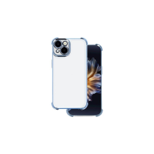 Apple iPhone 16, Szilikon tok, Ütésálló (1.5mm) Chrome, kék tok és táska