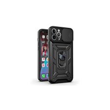 Apple iPhone 16E, Szilikon tok, Defender Slide, fekete tok és táska