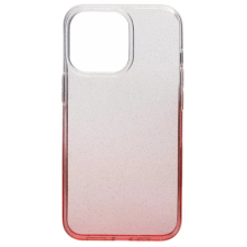 APPLE IPHONE 16E TOK TPU SZÍNÁTMENETES CSILLOGÓS PIROS tok és táska