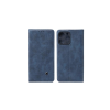 Apple iPhone 17 6,3", Oldalra nyíló flip tok, Smart Seam, kék