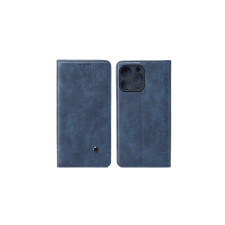 Apple iPhone 17 6,3", Oldalra nyíló flip tok, Smart Seam, kék tok és táska